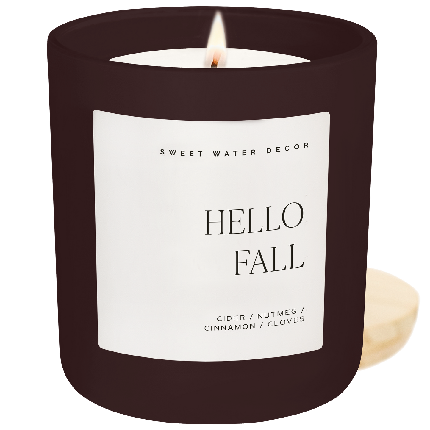 Hello Fall 15 oz Candle, Matte Jar