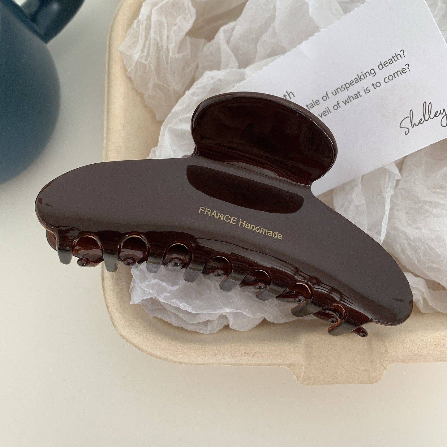 Brown Claw Hair Clip
