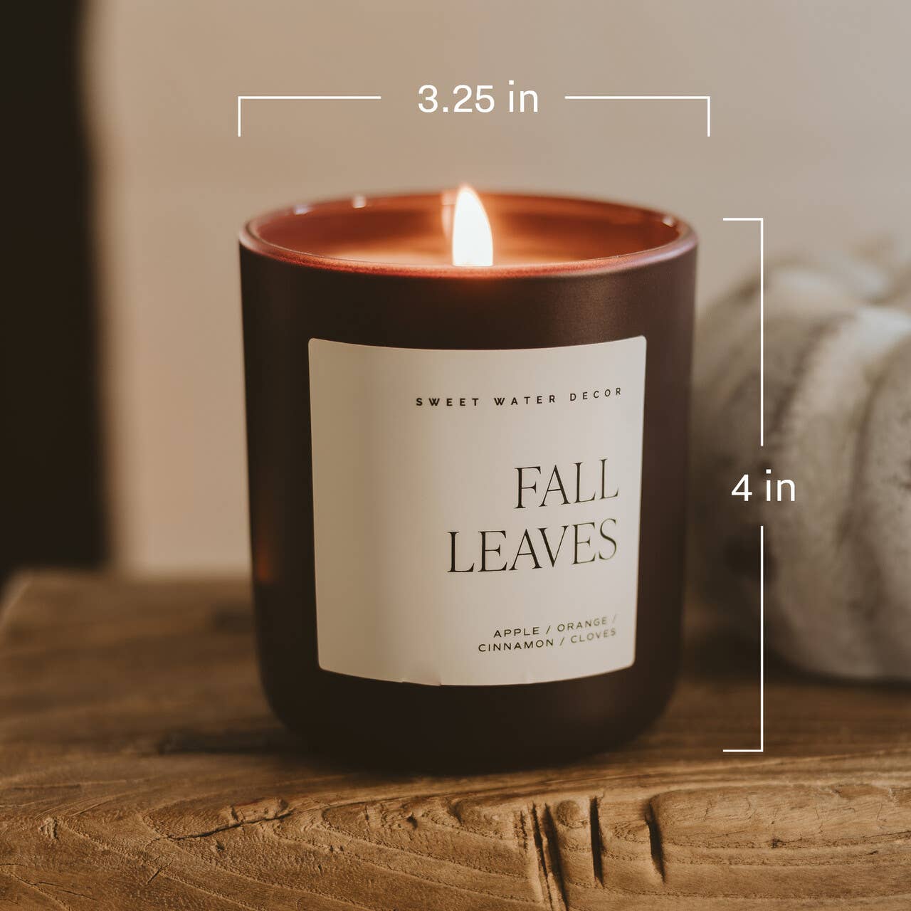 Hello Fall 15 oz Candle, Matte Jar