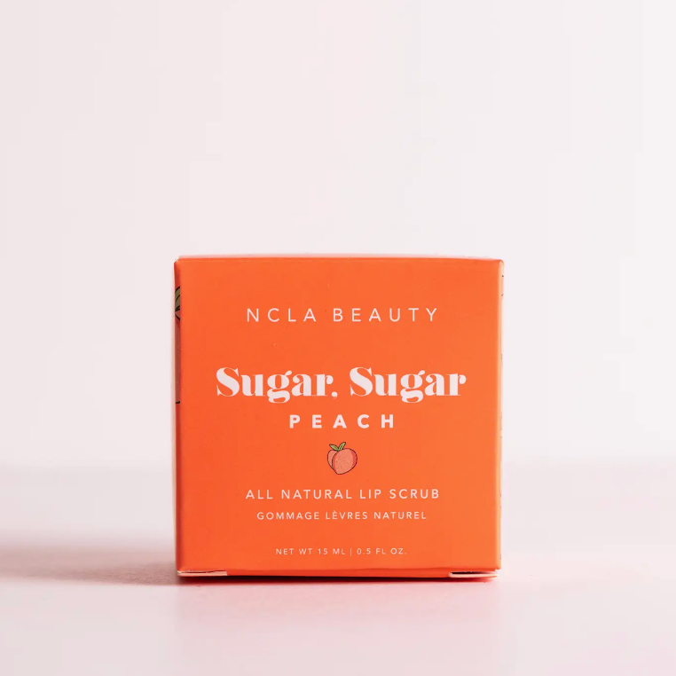 NCLA Beauty Sugar Sugar Peach Lip Scrub
