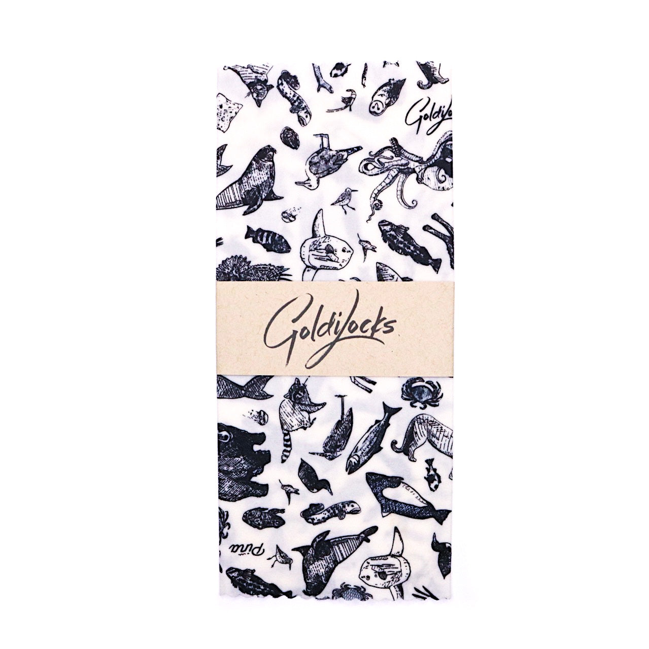 Goldilocks Reusable Beeswax Food Wrap Species of Ucluelet Single Medium