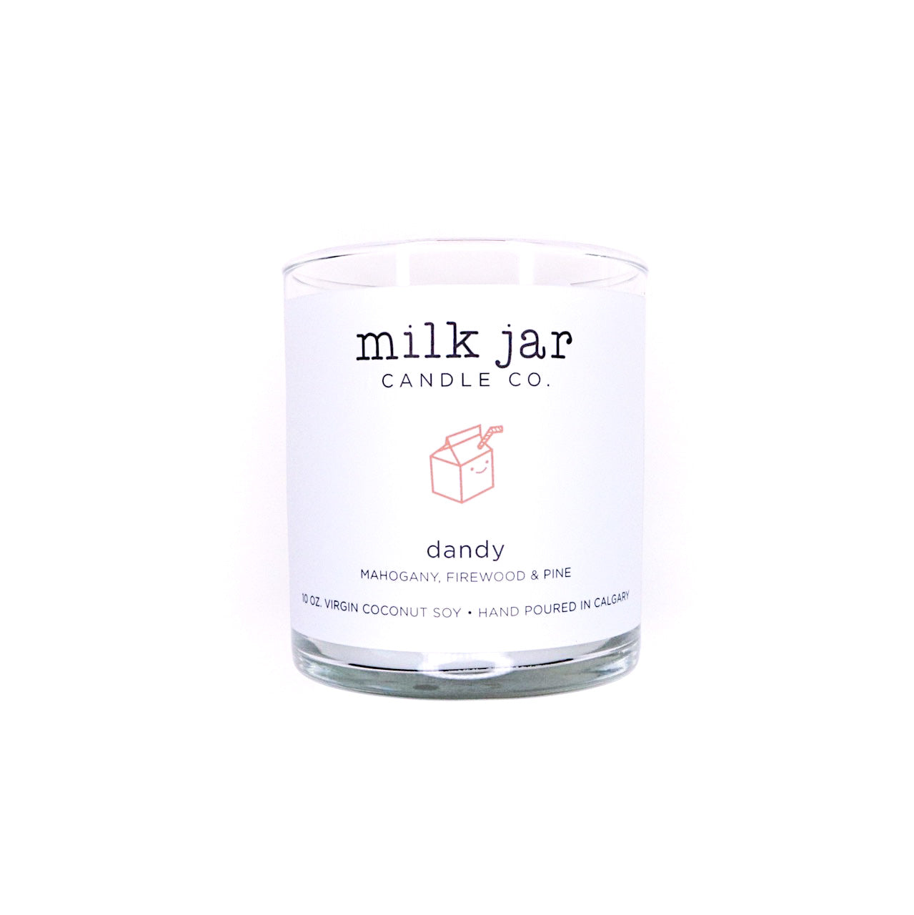 Milk Jar Candle Co. Dandy 10oz Coconut Soy Candle