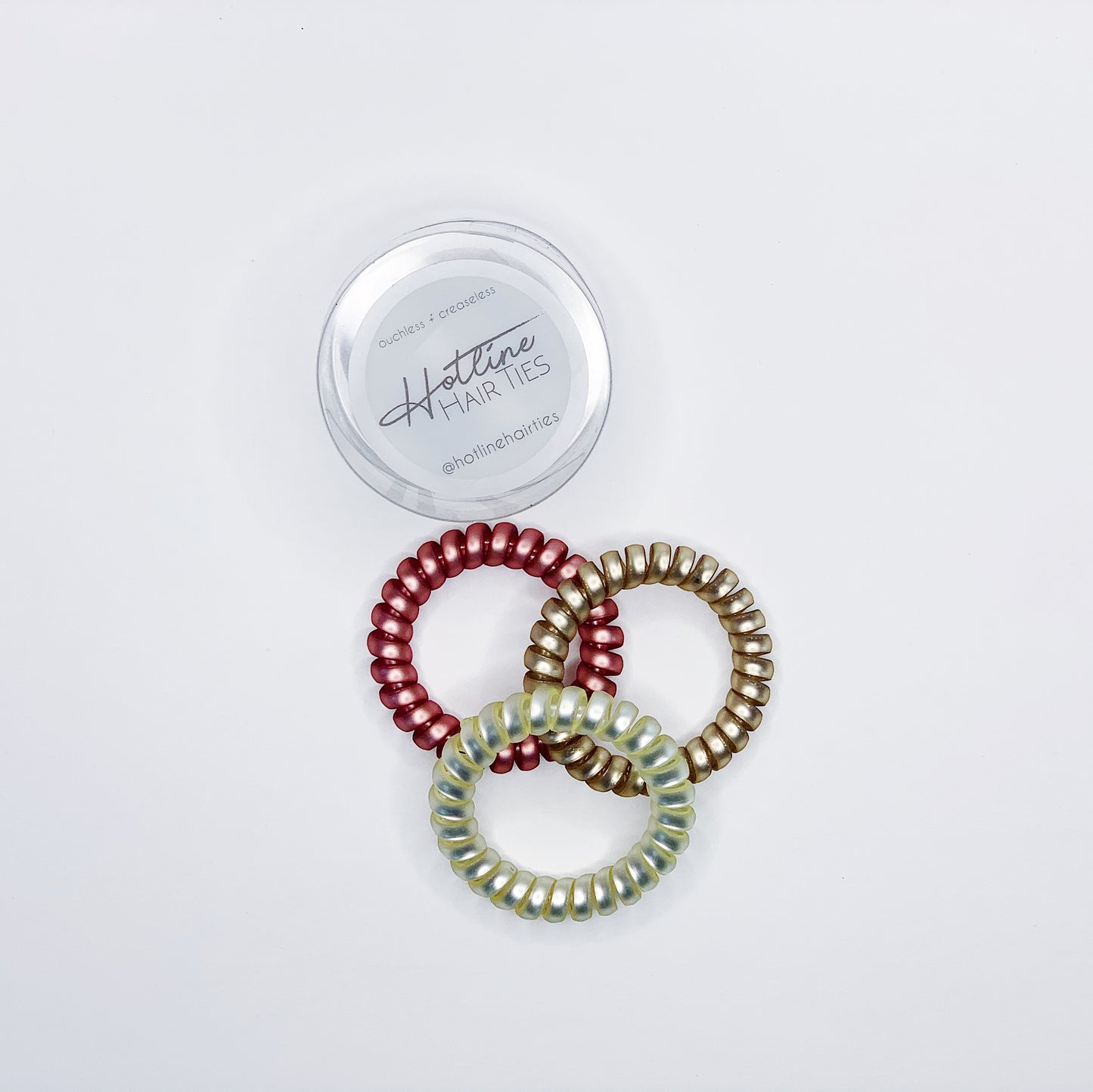 Hotlines Hair Ties Rose Set