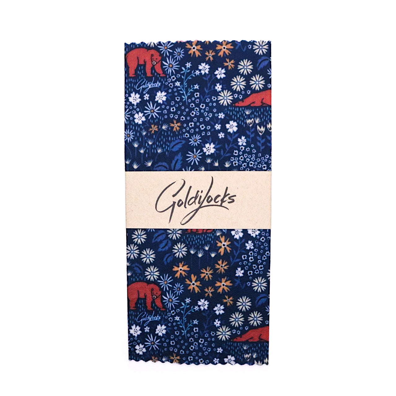 Goldilocks Reusable Beeswax Food Wrap Bears Medium