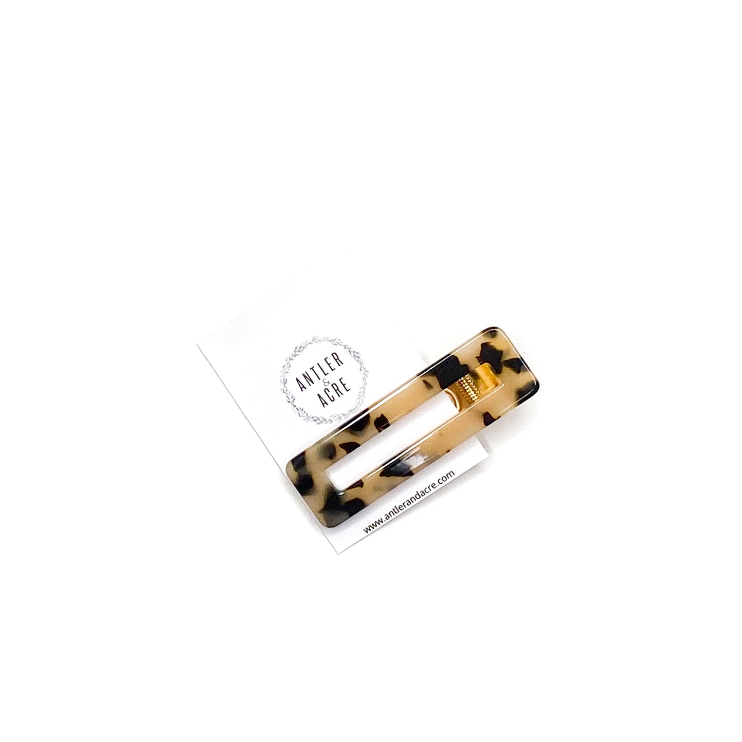 Antler & Acre Creme Tortoiseshell Rectangle