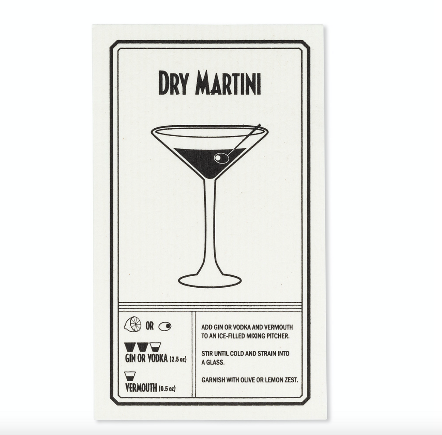 Martini Swedish Dishcloth
