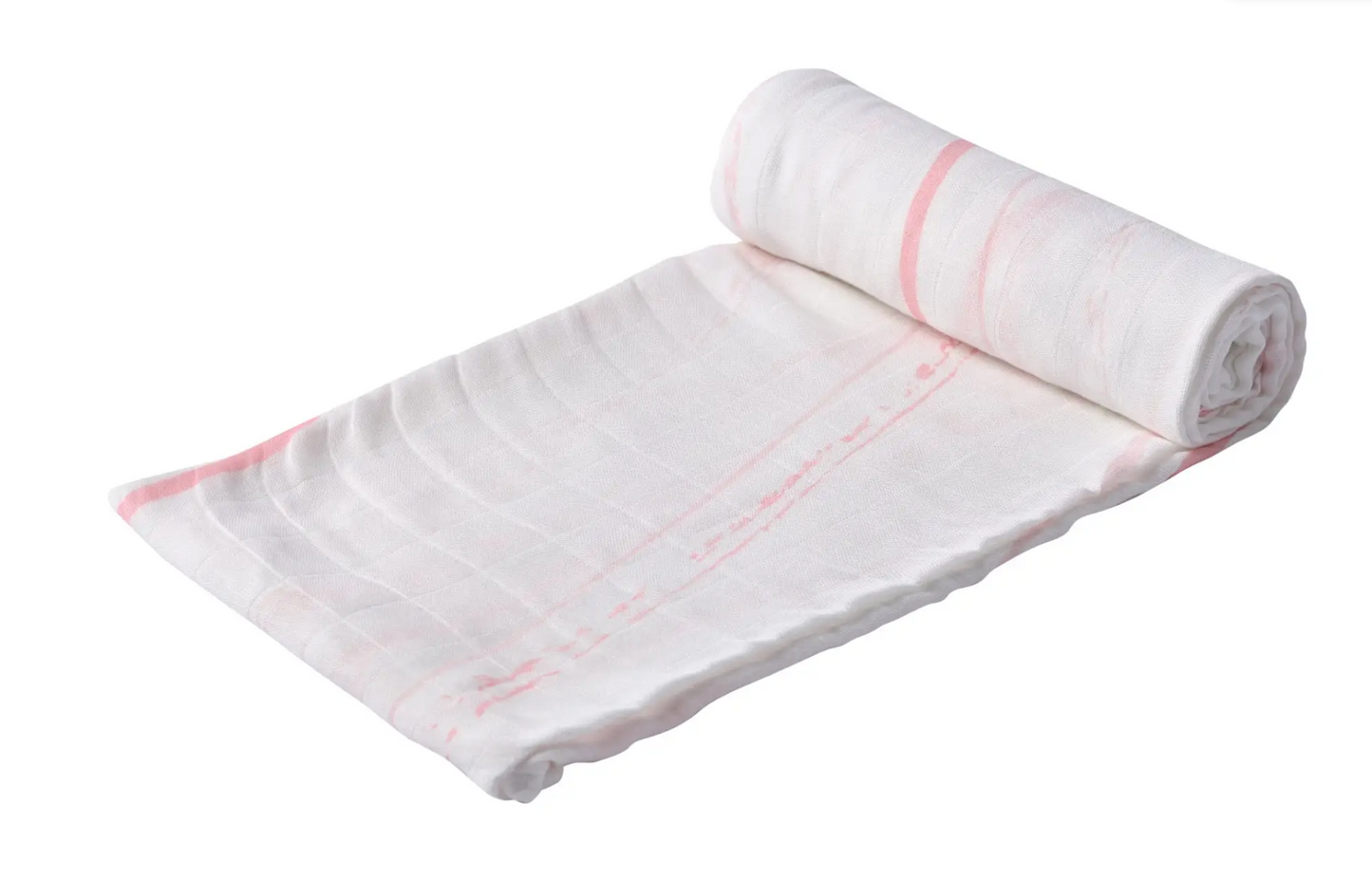 NewCastles Classics Pink Stripe Swaddle