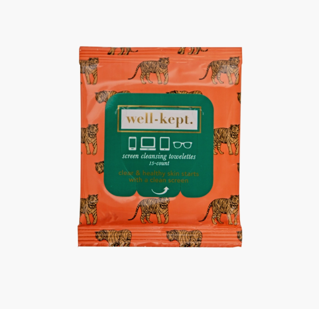 Well - Kept Go Get Em' Tiger Screen Cleansing Towelettes