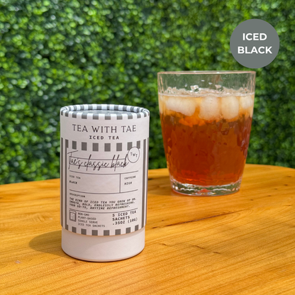 Tae's Classic Black Iced Mini Tea Tubes