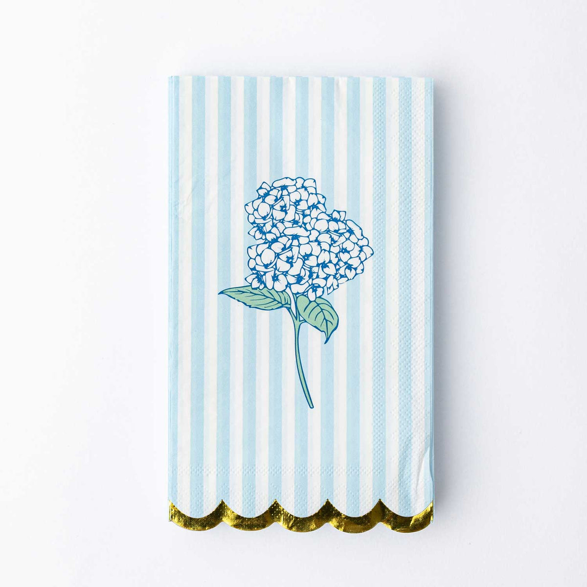 Blue Hydrangea Paper Guest Towels