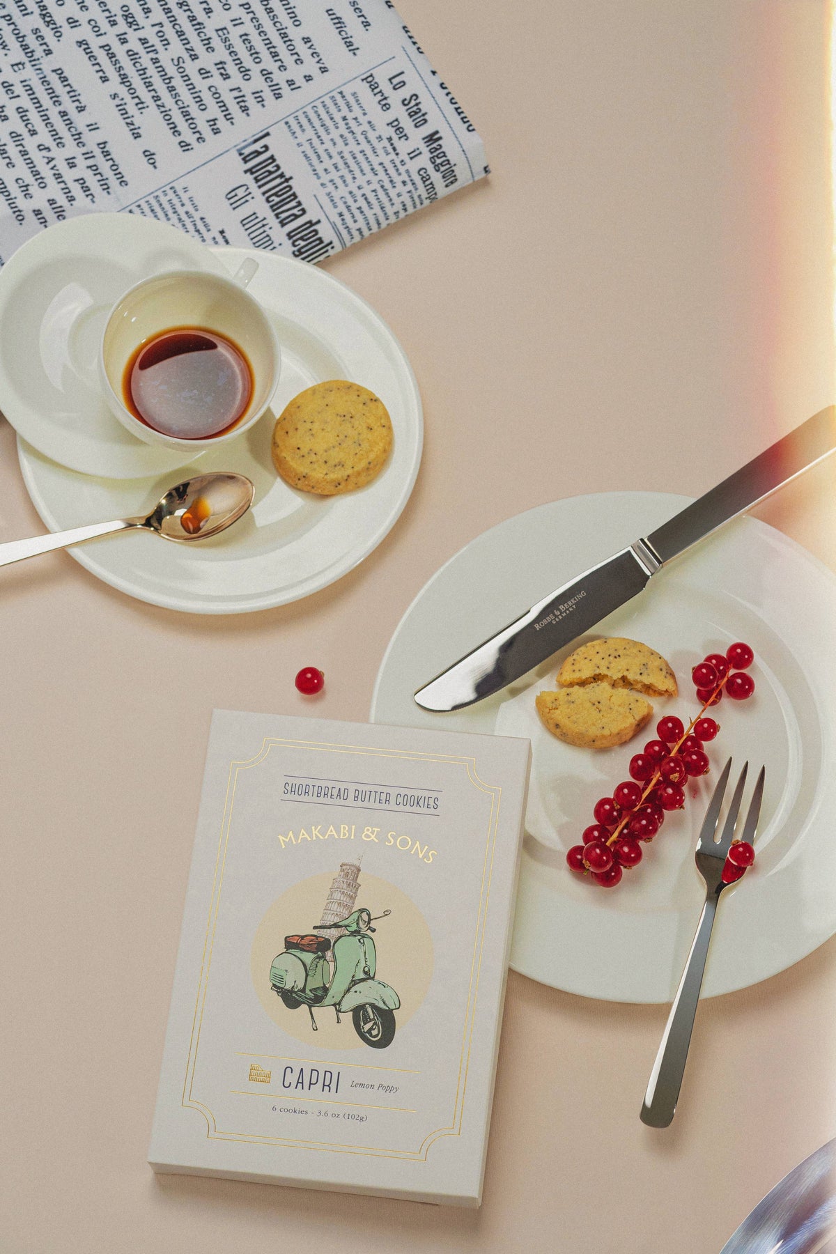 Lemon Poppy Cookies -Capri