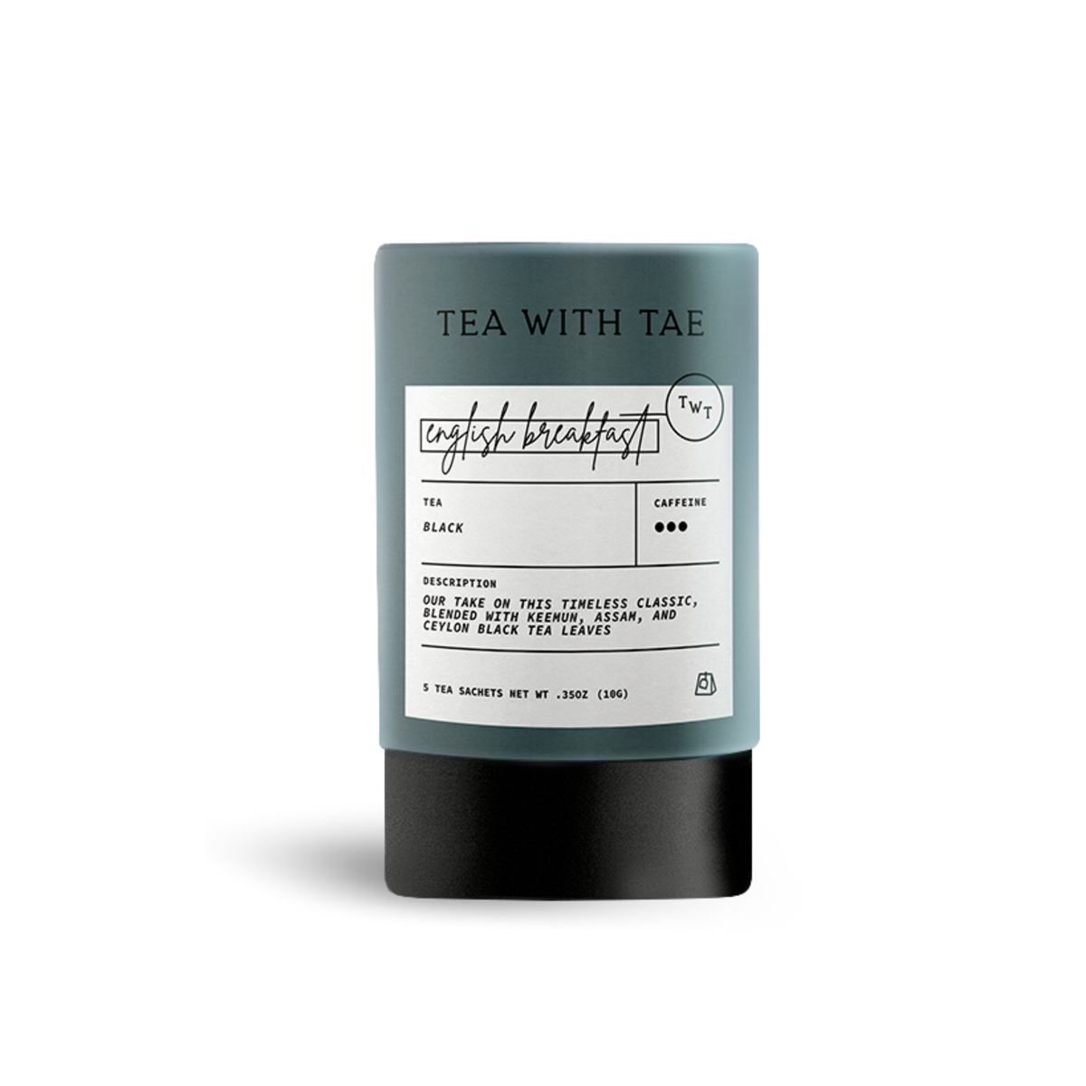 English Breakfast Black Tea Mini Tea Tube