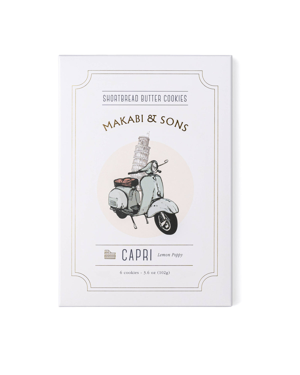 Lemon Poppy Cookies -Capri