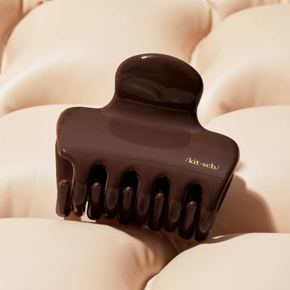 Recycled Plastic Puffy Cloud  Chocolate Clip