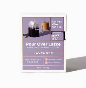 Copper Cow Coffee Lavender Latte 5 Pack
