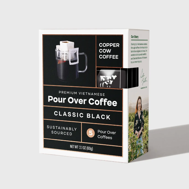 Copper Cow Coffee Just Black