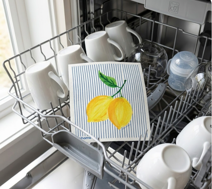 Lemon Zest Stripe- Linhome x Liesel Anne Swedish Dishcloths - 1 Pack