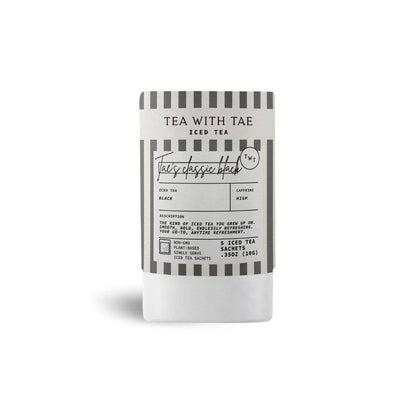 Tae's Classic Black Iced Mini Tea Tubes