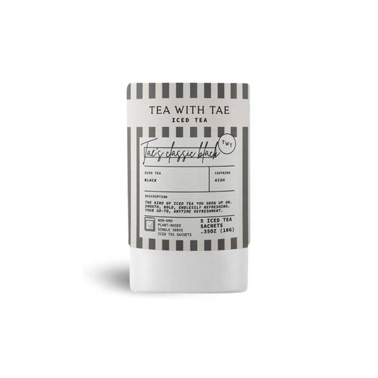 Tae's Classic Black Iced Mini Tea Tubes