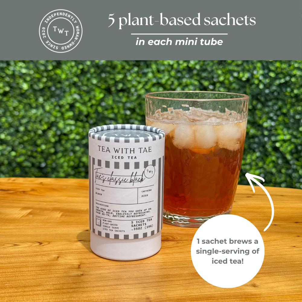 Tae's Classic Black Iced Mini Tea Tubes