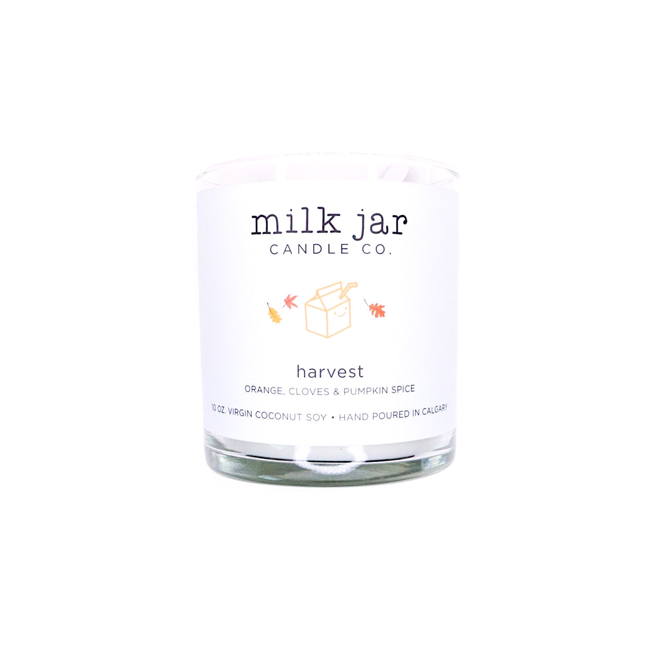 Milk Jar Candle Co. Harvest 10oz Coconut Soy Candle