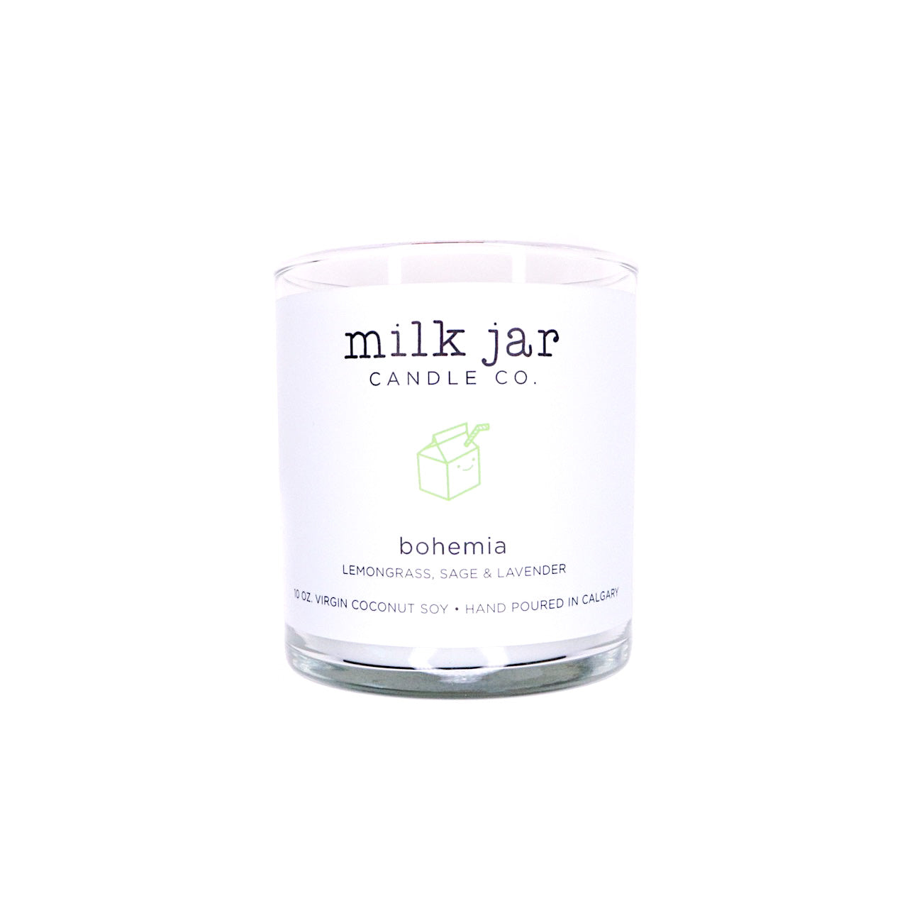 Milk Jar Candle Co. Bohemia 10oz Coconut Soy Candle