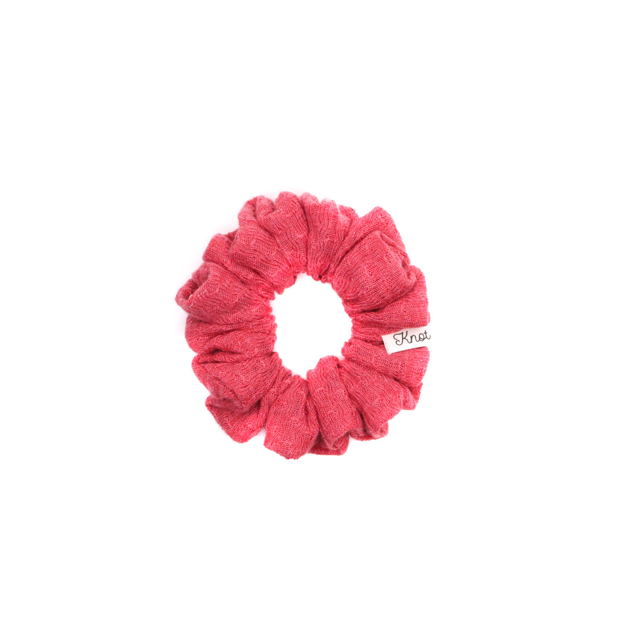The Knot Shop Hair Scrunchie Cranberry Lace