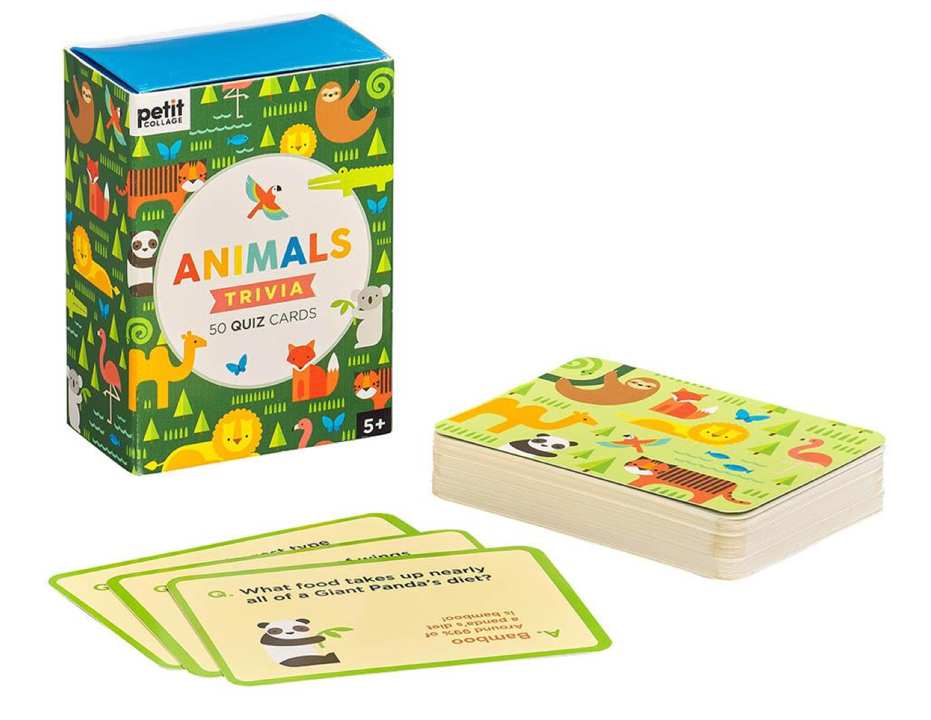 Petit Collage Animal Trivia Cards