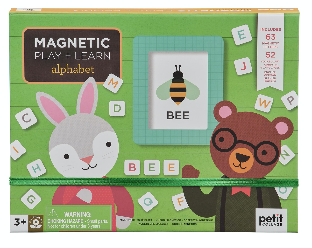 Petit Collage Magnetic Play + Learn Alphabet