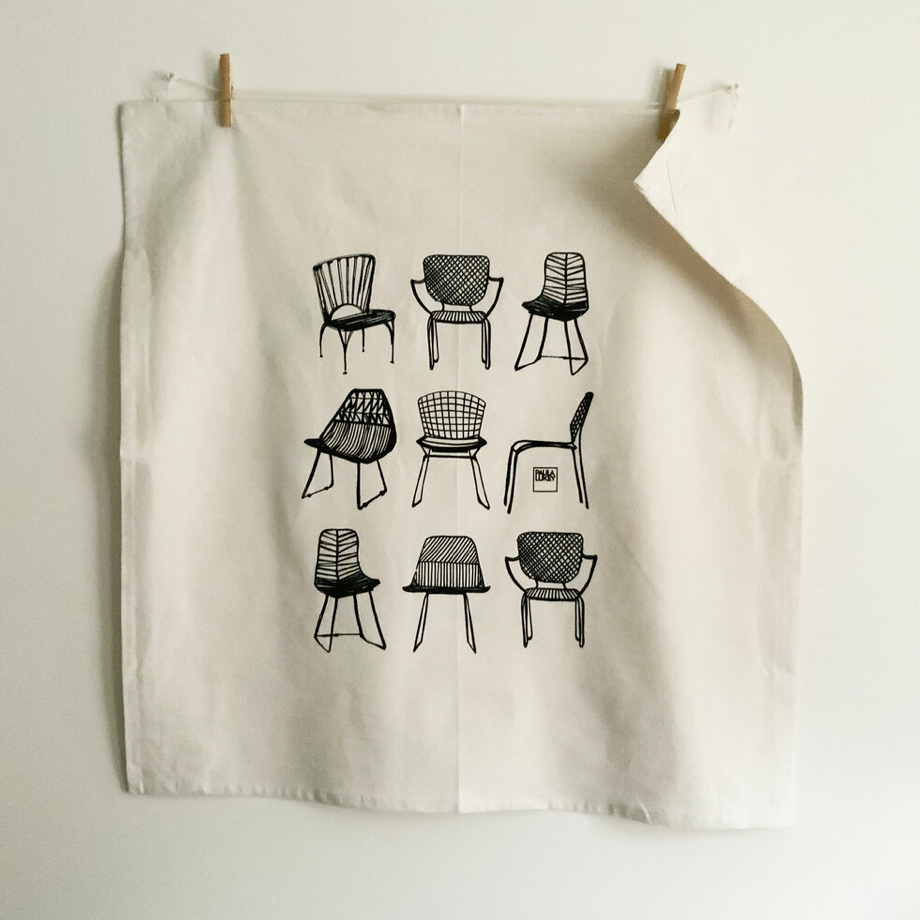 HAVYN Organic Tea Towel Modern Chairs