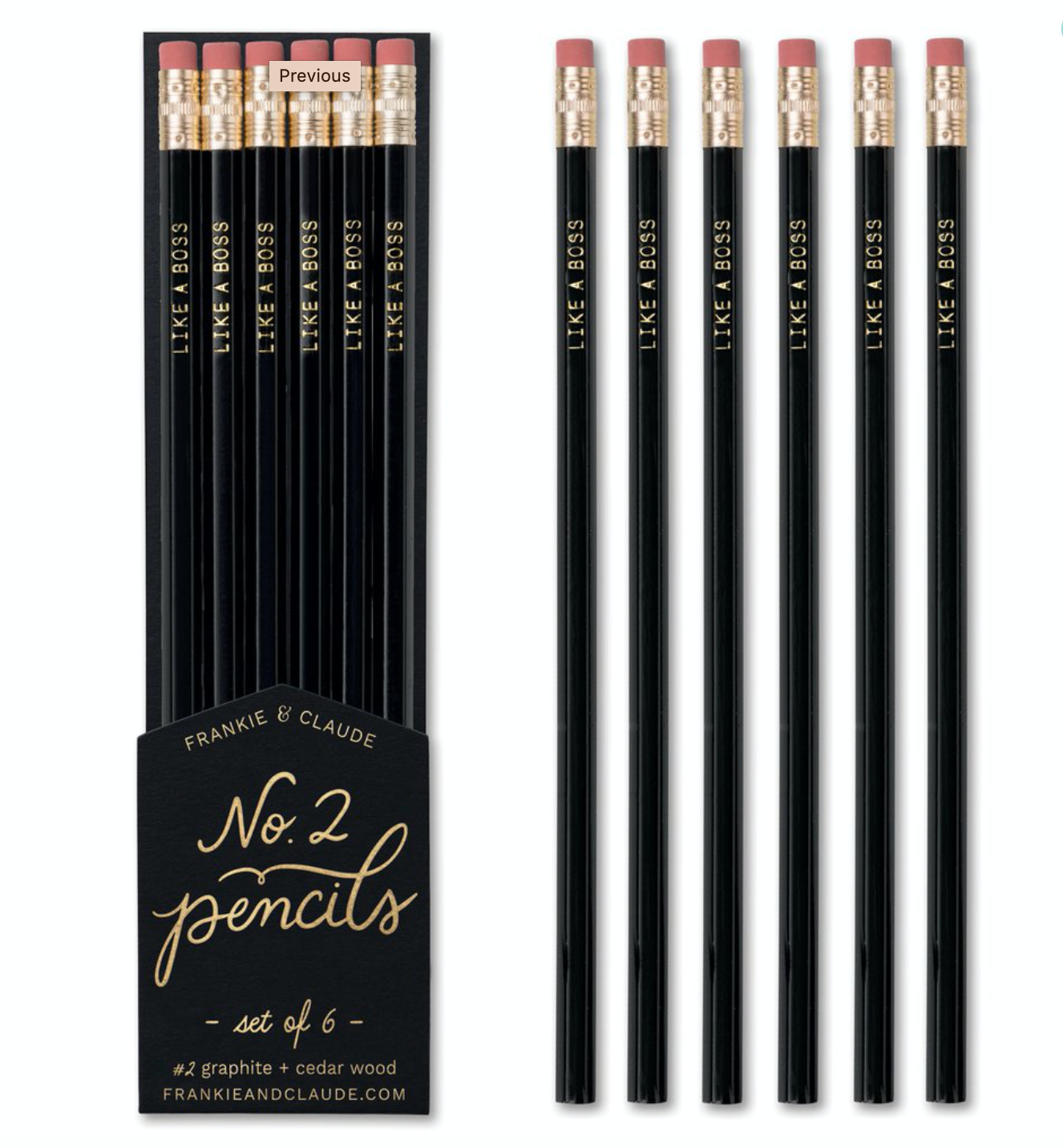 Frankie & Claude LIKE A BOSS Pencil Set