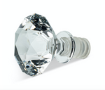 Load image into Gallery viewer, Round Cut Gem Bottle Stopper 3&quot;H

