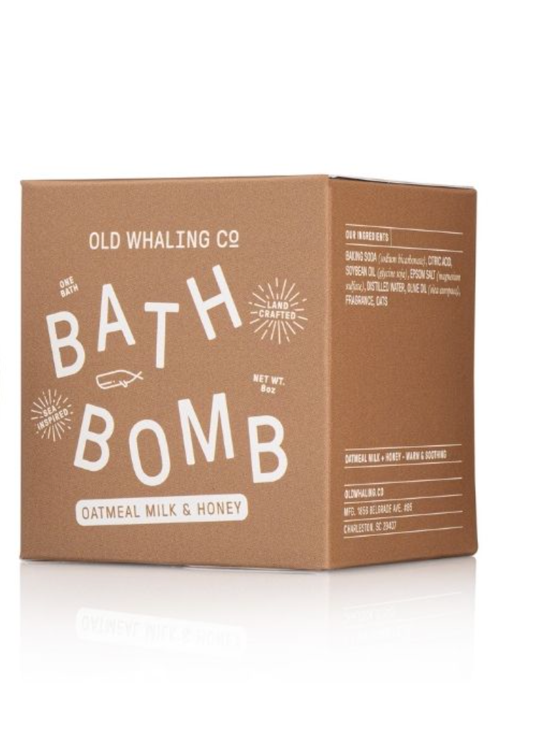 Old Whaling Company Oatmeal Milk + Honey  Bath Bomb