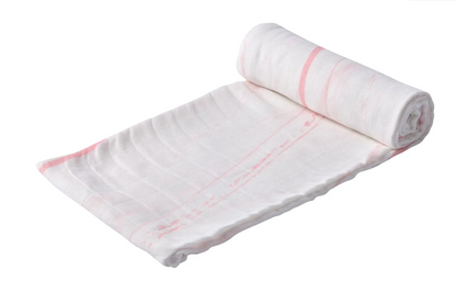 NewCastles Classics Pink Stripe Swaddle