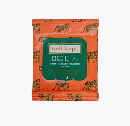 Well - Kept Go Get Em' Tiger Screen Cleansing Towelettes