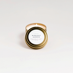 Load image into Gallery viewer, Slow North Gold Tin Candle Midnight Garden
