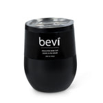 Load image into Gallery viewer, Black Insulated Wine Tumbler 12oz.
